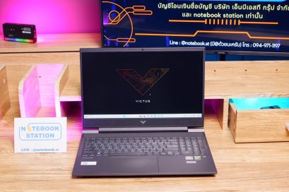 HP Victus Gaming 16 Ryzen5-5600H GTX1650(4GB) Ram16 SSD512 จอ16.1 144Hz สเปคเล่นเกมส์ เครื่องสวย ขายเพียง 14,500.-