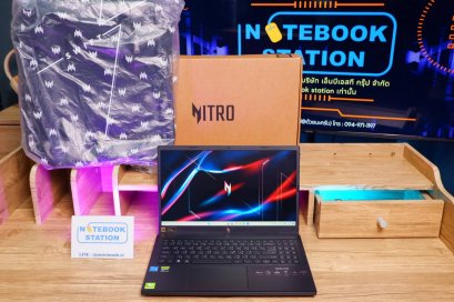 (ของใหม่)Acer Nitro V15 i5-13420H RTX4050(6GB) RAM16 SSD512 จอ15.6 144Hz เกมมิ่งสเปคสูง ดีไซน์สวยเรียบหรูเครื่องมีประกันศูนย์ ขายเพียง 23,900.-ยกครบกล่องพร้อมกระเป๋าเป้