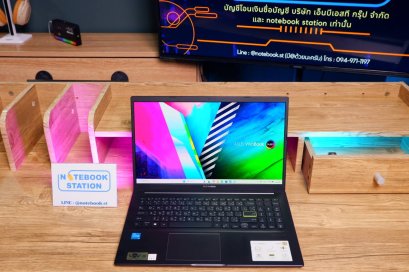 Asus VivoBook 15 OLED i3-1115G4 Ram4 SSD512 จอ15.6 OLED จอภาพสวยคมชัด สเปคดี คีย์บอร์ดมีไฟ ราคาเพียง 8,500.-