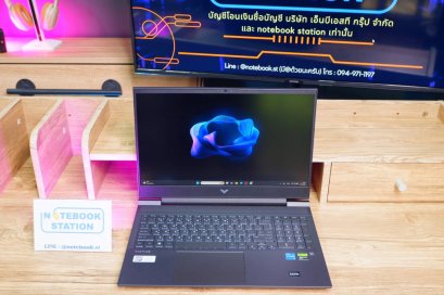 HP Victus Gaming 16 i5-12500H RTX3050(4GB) Ram16 SSD512 จอ16 144Hz สเปคเล่นเกมส์ เครื่องสวย มีประกันศูนย์ ขายเพียง 19,390.-