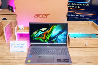 Acer Aspire 5 i5-13420H Ram16 SSD512 จอ15.6 FHD IPS รุ่นใหม่ สเปคดี คีย์บอร์ดไฟ ดีไซน์สวย สเปคทำงาน ขายเพียง 14,500.-