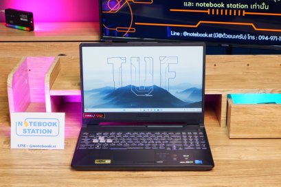 Asus TUF Gaming F15 i5-11400H RTX3050(4GB) Ram16 SSD500GB+SSD1TB จอ15.6 144Hz สเปคสูง คีย์บอร์ดไฟRGB เครื่องสวยพร้อมใช้งานเพียง 14,900.-