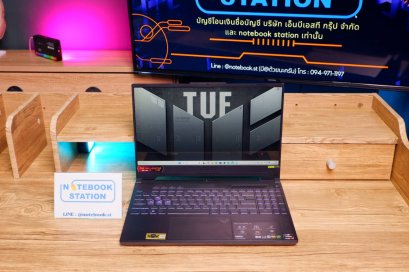 Asus TUF Gaming A15 Ryzen7-7735HS RTX-4060(8GB) Ram24 SSD512 จอ 15.6 FHD 144Hz เกมมิ่งสเปคสูง จอสวยสีตรง100% ดีไซน์สวยดูทันสมัย ขายเพียง 28,990.-