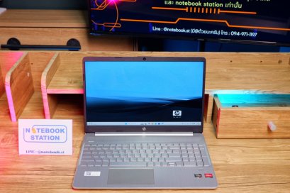 HP 15s Ryzen7-5700U Ram16 SSD512 จอ15.6 FHD สเปคทำงาน ราคาเพียง 7,990.-