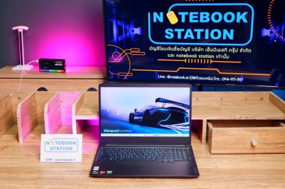 Lenovo IdeaPad Gaming3 Ryzen5-5600H RTX3050Ti(4GB) Ram8 SSD512 จอ15.6 120Hz สเปคสูง ดีไซน์สวย คีย์บอร์ดไฟRGB ขายเพียง 14,800.-