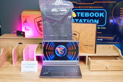 (สินค้ามือหนึ่งแกะกล่อง)MSI THIN 15 i5-13420H RTX3050(4GB) Ram8 SSD512 จอ15.6 FHD 144Hz สเปคสูง เครื่องสวยน้ำหนักเบา ขายเพียง 20,990.- อุปกรณ์แท้ครบกล่องพร้อมประกันศูนย์