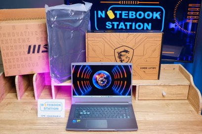 (สินค้ามือหนึ่งแกะกล่อง)MSI THIN 15 i5-12450H RTX2050(3GB) Ram8 SSD512 จอ15.6 FHD 144Hz สเปคสูง เครื่องสวยน้ำหนักเบา ขายเพียง 17,390.- อุปกรณ์แท้ครบกล่องพร้อมประกันศูนย์