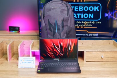 Acer Nitro V15 Ryzen5-6600H RTX-3050(6GB) RAM32 SSD512 15.6นิ้ว FHD 165Hz sRGB100% เกมมิ่งรุ่นใหม่ สเปคสูง มีประกันศูนย์2028 เพียง 21,900 .- เท่านั้น