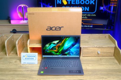Acer Aspire 5 Ryzen7-7730U Ram16 SSD512 15.6 FHD IPS สเปคสูง ทำงานเก่ง ตัวเครื่องดีไซน์สวย บางเบา ราคาเพียง 13,990.- ครบกล่องมีประกันศูนย์