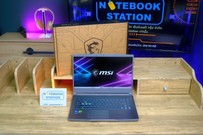 MSI THIN 15 i5-13420H RTX3050(4GB) Ram16 SSD512 จอ15.6 FHD 144Hz สเปคสูง เครื่องสวยน้ำหนักเบา ขายเพียง 18,990.- พร้อมประกันศูนย์