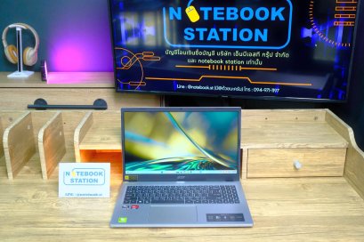 Acer Aspire 3 Ryzen5-7520U Ram16 512GB m.2 จอ15.6 FHD IPS สเปคทำงานรุ่นใหม่ ประมวลผลไว ทำงานไหลลื่น จอใหญ่มีแป้นตัวเลขแยก ตัวเครื่องมีรอยค่อนข้างเยอะ ขายในราคาถูกเพียง 6,990.-เครื่องมีประกันศูนย์