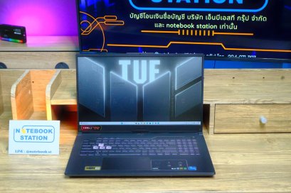Asus TUF Gaming F17 i5-12500H RTX-3050(4GB) Ram16 SSD512 จอ17.3 144Hz จอใหญ่ภาพสวย สเปคแรง คีย์บอร์ดRGB เครื่องพร้อมใช้งาน ราคาสุดคุ้มเพียง 19,990.-