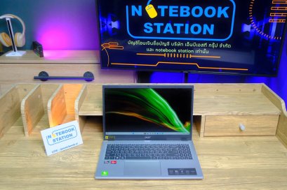 Acer Aspire 3 Ryzen5-7520U Ram8 SSD512 จอ15.6 FHD IPS สเปคทำงานรุ่นใหม่ จอใหญ่มีแป้นตัวเลขแยก ดีไซน์สวยบางเบา เครื่องพร้อมใช้งาน ขายเพียง 10,500.-เท่านั้น