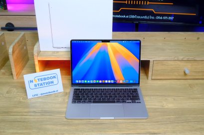 APPLE Macbook Air 13 (2025) M4 Ram16 SSD256 จอ13.6 ระดับ2k เครื่องสวยผ่านการใช้งานน้อย อุปกรณ์แท้ครบกล่องพร้อมประกันศูนย์ ขายเพียง 28,900.-เท่านั้น