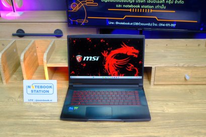 MSI GF63 Thin i5-11400H RTX3050(4GB) Ram8 SSD512 จอ15.6 144Hz สเปคเกมมิ่ง เครื่องสวย น้ำหนักเบาไม่ถึง 2kg เพียง 16,990.-