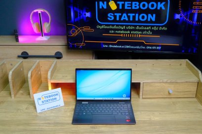 Hp Envy X360 Ryzen3-4300U Ram8 SSD256 จอ13.3 FHD ทัสกรีน หมุนจอได้360 คีย์บอร์ดไฟ พกพาสะดวก ราคาเพียง 10,990.-