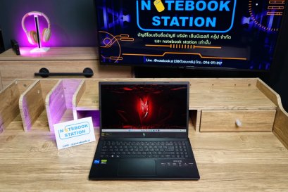 Acer Nitro V15 i5-13420H Ram16 RTX2050(4GB) SSD512 จอ15.6 FHD 144Hz เกมมิ่งรุ่นใหม่ คีย์บอร์ดไฟสีขาว ดีไซน์เรียบสวยฝาหลังสุดเท่ มีประกันศูนย์ เครื่องพร้อมใช้งาน ขายเพียง 17,500.-