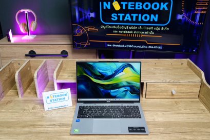 Acer Aspire Lite 16 รุ่นใหม่ i5-1334U Ram16 SSD512 จอ 16 นิ้ว FHD+ IPS จอใหญ่ภาพสวย ทำงานเก่ง ดีไซน์เรียบหรูดูทันสมัย มีประกันศูนย์ยาว ขายเพียง 12,900.-
