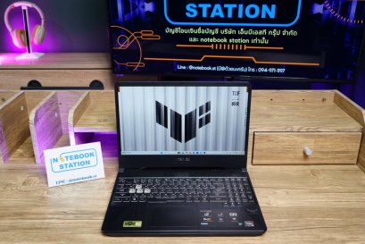 Asus TUF Gaming Ryzen5-3550H GTX1650(4GB) Ram8 SSD256+HDD1TB จอ 15.6 FHD 120Hz สเปคเกมมิ่ง คีย์บอร์ดRGB เครื่องพร้อมใช้งาน ขายถูกเพียง 9,590.-เท่านั้น