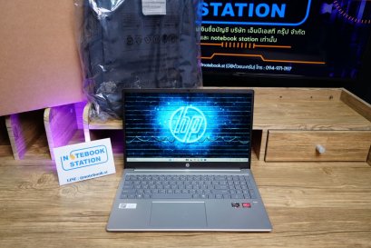 HP 15s Ryzen7-5825U Ram16 SSD512 จอ15.6 FHD IPS สเปคดี ทำงานเก่ง เครื่องบางเบา ครบกล่องพร้อมประกันศูนย์ เพียง 11,999.-