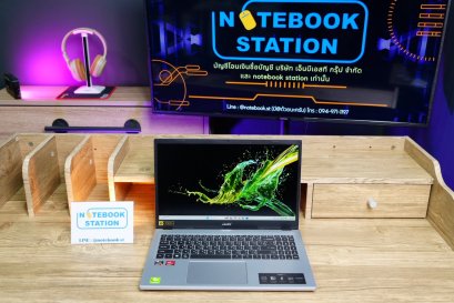 Acer Aspire 3 Ryzen5-7520U Ram8 512GB M.2 จอ15.6 FHD IPS สเปคทำงานรุ่นใหม่ สเปคดีทำงานเก่ง ดีไซน์บางเบา เครื่องพร้อมใช้งาน ขายเพียง 9,890.- เท่านั้น