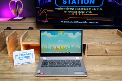 Lenovo Ideapad C340 ทัชสกรีน หมุนจอได้ Ryzen 7 3700U Ram8 SSD512 จอ14นิ้ว FHD IPS 60 Hz สเปคทำงาน จอทัชสกรีน ตัวเครื่องบางเบาพกพาสะดวก ขายเพียง 10,990.-