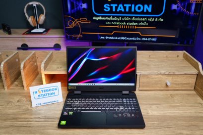 Acer Nitro 5 Ryzen7-7735HS RTX3050(4GB) RAM16 SSD512 จอ15.6 FHD 165Hz เกมมิ่งสเปคสูง คีย์บอร์ดไฟ4โซนRGB เครื่องสวย พร้อมประกันศูนย์2027 เพียง 21,990.-
