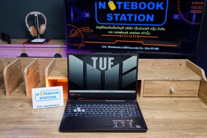 Asus TUF Gaming A15 Ryzen7-7435HS RAM16 RTX-3050(4GB) SSD512 จอ15.6 FHD IPS 144Hz สเปคเกมมิ่งรุ่นใหม่ คีย์บอร์ดไฟRGB เครื่องสวย มีประกันศูนย์ยาว2027 ขายเพียง 20,990.-