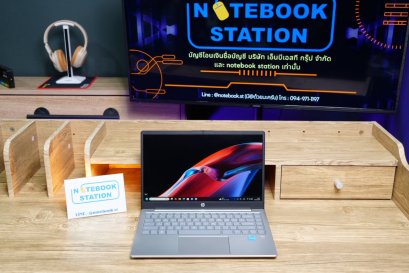 Hp 14 i3-N305 Ram8 SSD256 จอ 14 Full HD IPS สเปคทำงานรุ่นใหม่ คีย์บอร์ดมีไฟ ดีไซน์บางเบาพกพาสะดวก เครื่องพร้อมใช้งาน ขายเพียง 8,590.-