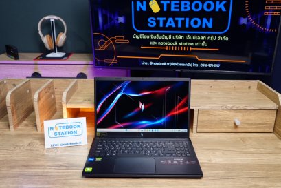 Acer Nitro V15 i5-13420H Ram16 RTX-2050(4GB) 512GB M.2 จอ15.6 FHD 144Hz เกมมิ่งรุ่นใหม่ ดีไซน์ฝาหลังสุดเท่ คีย์บอร์ดไฟสีขาว เครื่องสวยมีประกันศูนย์เกือบ1ปีเต็ม สุดคุ้มเพียง 17,990.-