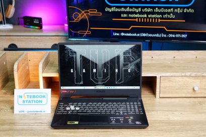 Asus TUF Gaming A15 Ryzen5-7535HS RTX2050(4GB) Ram16 SSD512 จอ 15.6 FHD 144Hz สเปคสูง คีย์บอร์ดไฟRGB ดีไซน์สวยเท่ดูทันสมัย พร้อมประกันศูนย์ เพียง 17,990.-