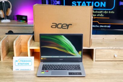 Acer Aspire 3 Ryzen3-3250U Ram4 SSD512 จอ 14 FHD งานเอกสาร ใช้งานทั่วไป เครื่องประมวลผลไว 5,900.- พร้อมใช้งาน