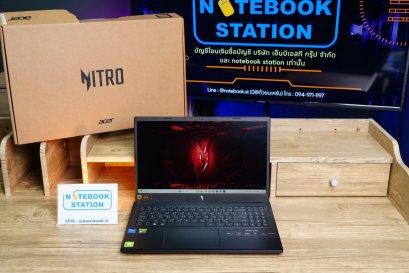 Acer Nitro V15 i5-13420H RTX4050(6GB) RAM16 SSD512 จอ15.6 FHD IPS 144Hz เกมมิ่งสเปคสูง ดีไซน์สวยเรียบหรูเครื่องมีประกันศูนย์ ขายเพียง 21,990.-
