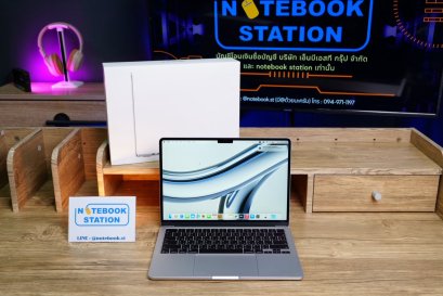 APPLE Macbook Air 13 (2025) M4 Ram16 SSD256 จอ13.6 ระดับ2k เครื่องสวยผ่านการใช้งานน้อย Cycle count 2 ครั้ง อุปกรณ์แท้ครบกล่องพร้อมประกันศูนย์ ขายเพียง 28,990.-เท่านั้น