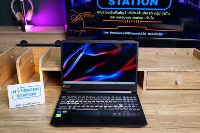 Acer Nitro 5 i5-11400H RTX3050(4GB) Ram8 SSD512 จอ15.6 144Hz สเปคเกมมิ่ง ดีไซน์สุดเท่ คีย์บอร์ดRGB4โซน สเปคแรง ราคาสุดคุ้มเพียง 15,890.-เครื่องพร้อมใช้งาน