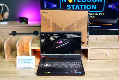 Asus TUF Gaming F15 i5-11400H RTX3050(4GB) Ram16 SSD512 จอ15.6 FHD 144Hz สเปคเกมมิ่ง คีย์บอร์ดไฟRGB เครื่องสวยดีไซน์สุดเท่ ขายเพียง 16,990.-