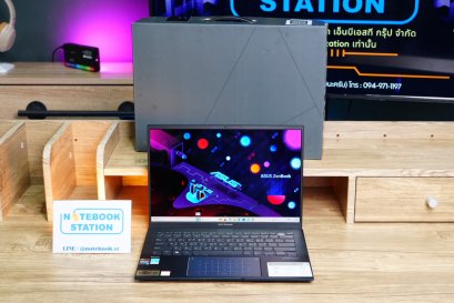 Asus ZenBook 14 OLED i5-1240P Ram16 SSD512 จอ14.5นิ้ว 2.8K OLED สเปคสูง ดีไซน์เบาบาง เรียบหรูทันสมัย ราคาเพียง 22,990.-
