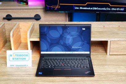 Lenovo ThinkPad E14 Gen4 i7-1255U Ram16 SSD512 จอ14นิ้ว FHD สเปคดี ทำงานไหลลื่น เครื่องเล็กกะทักรัด พกพาสะดวก ขายเพียง 16,900.- พร้อมประกันศูนย์