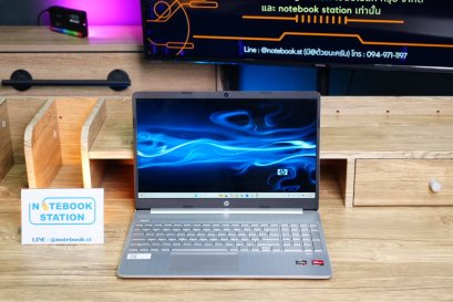 HP 15s Ryzen7-5700U Ram16 SSD512 จอ15.6 FHD สเปคทำงาน แป้นตัวเลขแยก เครื่องสวย ราคาเพียง 11,990.-