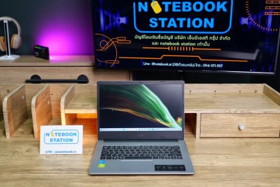 Acer Aspire 3 Intel Pentium Silver N6000 Ram4 256GB M.2 จอ14 HD สเปคงานเอกสารใช้งานทั่วไป ประมวลผลไว เครื่องพร้อมใช้งาน ราคาถูกเพียง 6,590.-