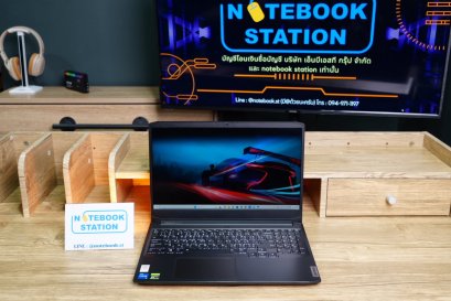 Lenovo IdeaPad Gaming 3 i5-11320H RAM16 GTX-1650(4GB) SSD512 จอ15.6 FHD 120Hz สเปคเกมมิ่ง คีย์บอร์ดไฟสีขาว ดีไซน์เรียบสวย เครื่องพร้อมใช้งาน เพียง 12,500.-