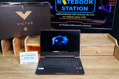 HP Victus Gaming 15 Ryzen5-8645HS Ram16 RTX-4050(6GB) 1TB SSD M.2 จอ15.6 FHD 144Hz เกมมิ่งสเปคสูง ดีไซน์เรียบหรูดูแพง ยกครบกล่องพร้อมประกันศูนย์ เพียง 23,900.-