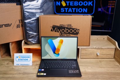 (ของใหม่)Asus Vivobook 14 IntelCore5-120U Ram16 SSD1TB จอ14นิ้ว WUXGA จอสวย สเปคสูง เครื่องบางเบา อุปกรณ์ครบกล่องพร้อมประกันศูนย์ ขายเพียง 20,990.-(MS Office แท้)