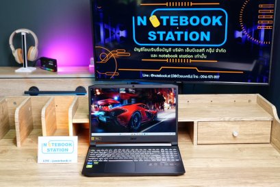 Acer Nitro 5 i7-11800H RTX3050(4GB) Ram16 SSD512 จอ15.6 FHD 144Hz เกมมิ่งสเปคสูง คีย์บอร์ดไฟRGB4โซน ขายเพียง 18,990.- เครื่องพร้อมใช้งาน
