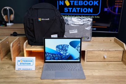 Microsoft Surface Laptop 4 i7-1185G7 Ram16 SSD512 จอ13.5 QHD จอทัชสกรีน น้ำหนักเบา เหมาะแก่การพกพา พร้อมเซ็ตอุปกรณ์จาก Microsoft ขายเพียง 17,990.-