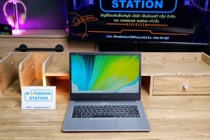Acer Aspire 3 AMD Athlon Silver 3050U Ram4 SSD256 จอ14 FHD สเปคทำงานเอกสาร ใช้งานทั่วไป เครื่องพร้อมใช้งาน ขายถูกเพียง 5,390.- เท่านั้น