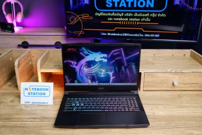 MSI Katana 15 i7-12650H RTX3050(6GB) RAM24 SSD512GB จอ15.6 FHD 144Hz สเปคสูงงจอใหญ่ ขายเพียง 17,990.-