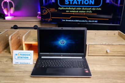 HP 15 Ryzen5-3500U Ram8 SSD128+HDD1TB จอ15.6 FHD สเปคทำงาน เครื่องประมวลผลไว ขายถูกเพียง 5,990.- พร้อมใช้งาน