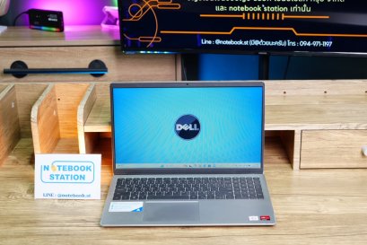Dell inspiron 3515 AMDAthlonSilver3050U Ram4 SSD256GB+HHD1TB จอ15.6 HD สเปคใช้งานทั่วไป พร้อมใช้งาน ราคาเพียง 4,890.-