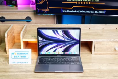 Apple Macbook Pro 13(2020) Touch Bar Chip M1 Ram8 SSD512 จอ13.3 2k Cycle count 112 ครั้ง รีเซ็ตพร้อมใช้งาน ขายเพียง 16,900.-เท่านั้น
